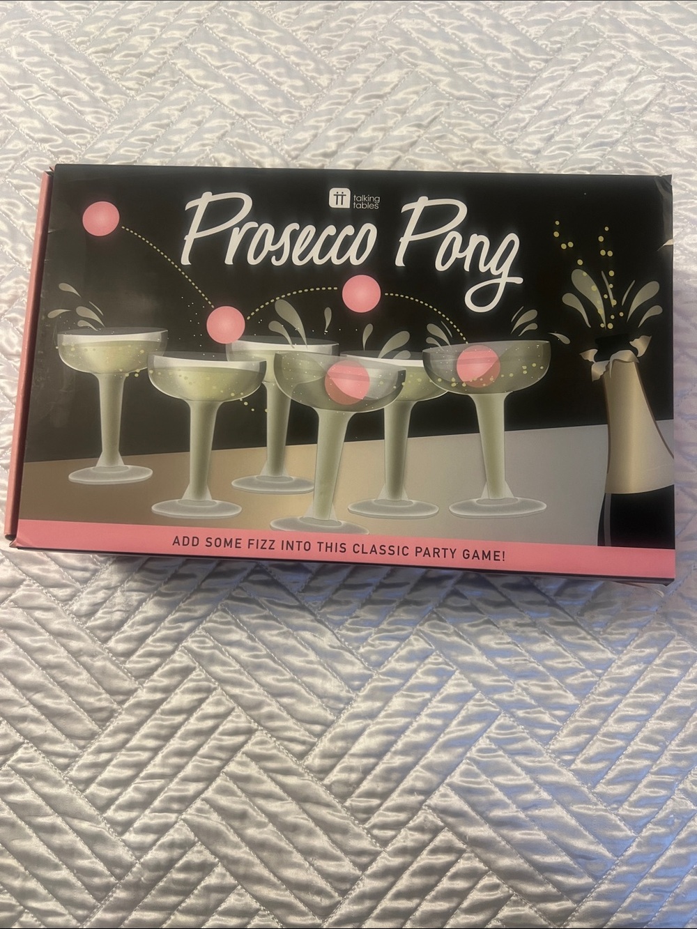 Prosecco Pong Party Game - Pink